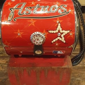 Jeweled customized HOUSTON ASTROS purse